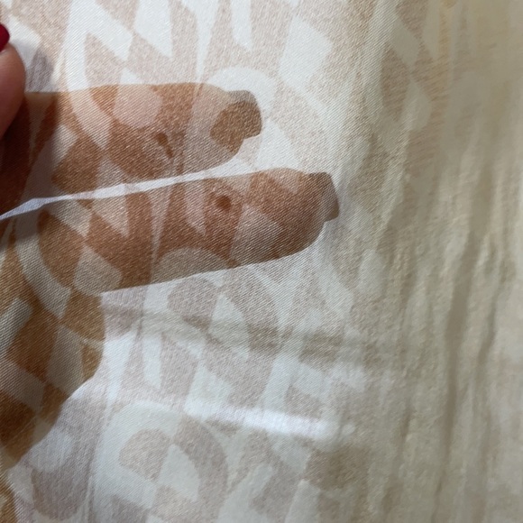 Etienne Aigner 100% Silk Logo Long Scarf - Picture 8 of 10